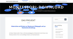 Desktop Screenshot of montessori-download.de