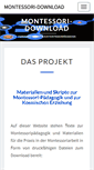 Mobile Screenshot of montessori-download.de